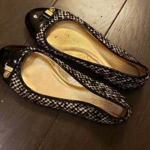 Gently used Coach tweed flats